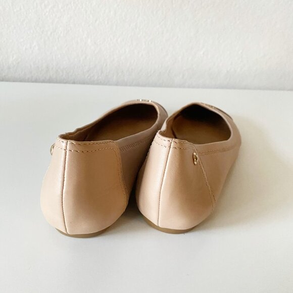 Coach Chelsea Matte Leather Patent Toe Ballet Flats Size EU 39/US 8.5 EXCELLENT - Picture 5 of 14